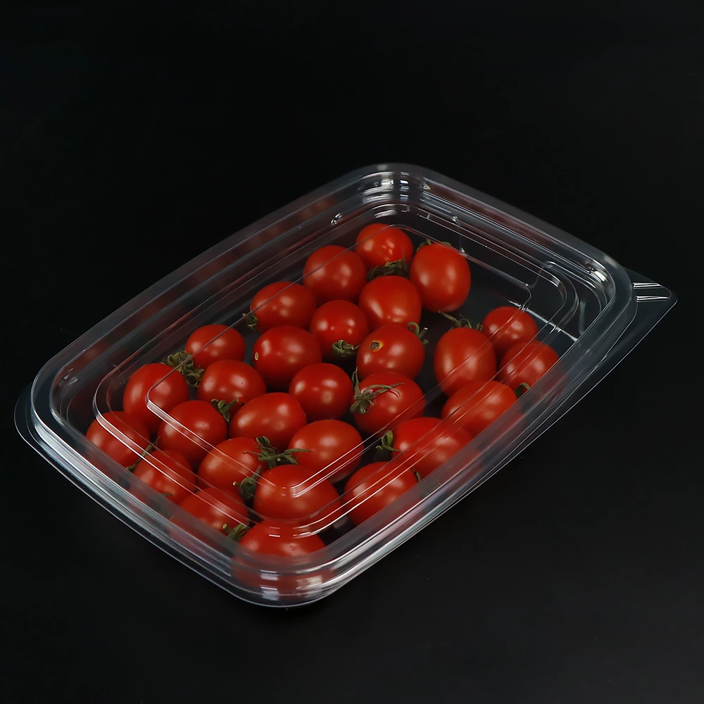 350g 1-Com Deli Container With Lid For Cherry Tomato