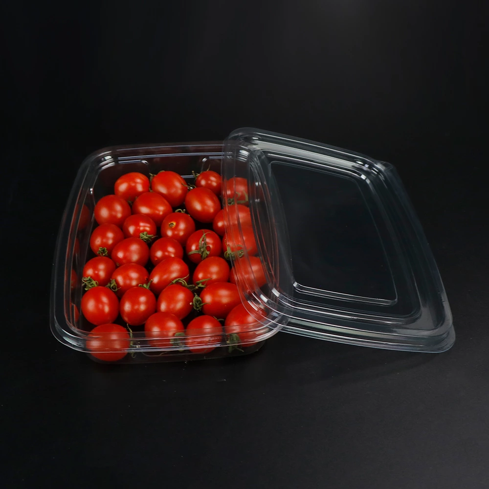 350g 1-Com Deli Container With Lid For Cherry Tomato