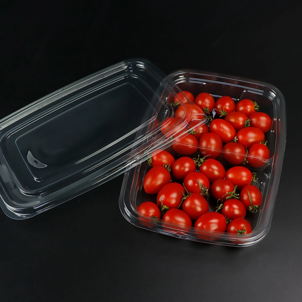 350g 2-Com Deli Container With Lid For Cherry Tomato