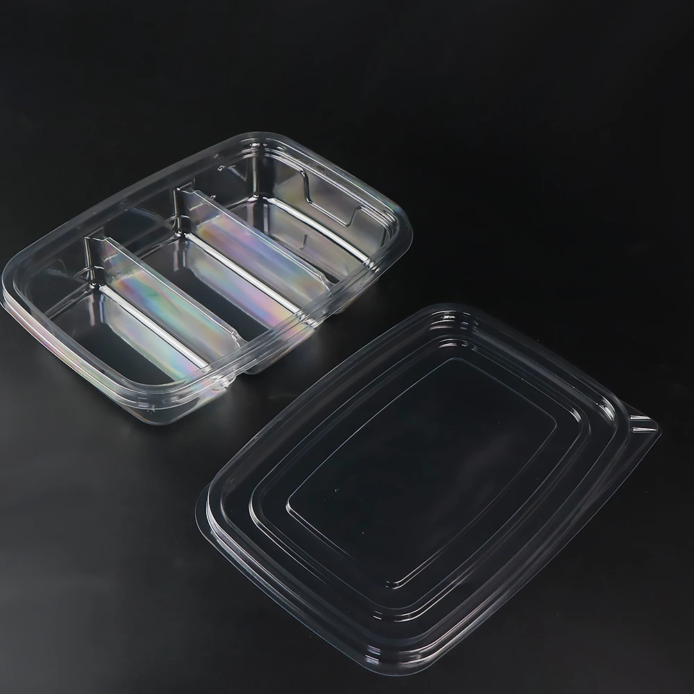 350g 3-Com Deli Container With Lid