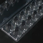 600/case Egg Cartons, Clear Plastic Cartons For Standard Dozen Eggs