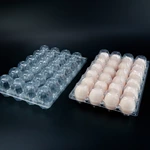 24 Holes Disposable Plastic Egg Tray, Egg Crate Packaging