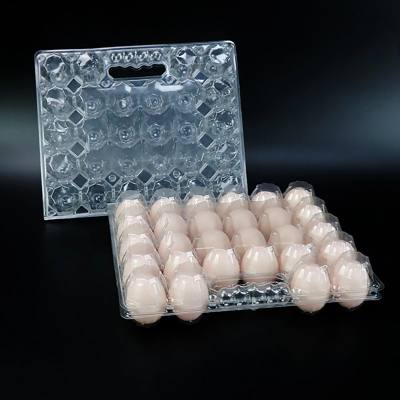 28Holes Unique Design Plastic Chicken Egg Crate With Handle, Chicken Egg Cartons Wholesale