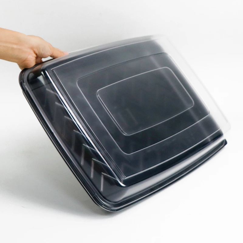 Plastic Catering Tray Lids Medium 9*9inch