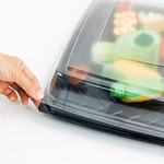 Plastic Catering Tray Lids Medium 9*9inch