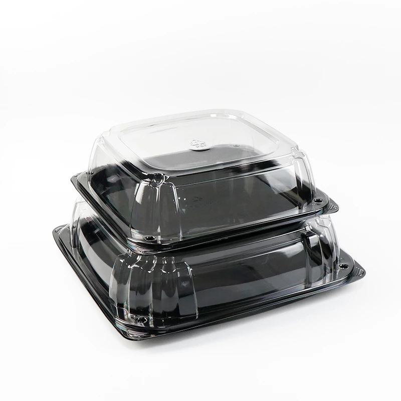 Small 9*6inch Plastic Catering Tray Lids