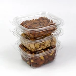 8 12 16 20 24 32 35 48 64OZ Tamper-Evident Square Hinged Container with Flat Lid