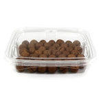 8 12 16 20 24 32 35 48 64OZ Tamper-Evident Square Hinged Container with Flat Lid