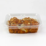 8 12 16 20 24 32 35 48 64OZ Tamper-Evident Square Hinged Container with Flat Lid
