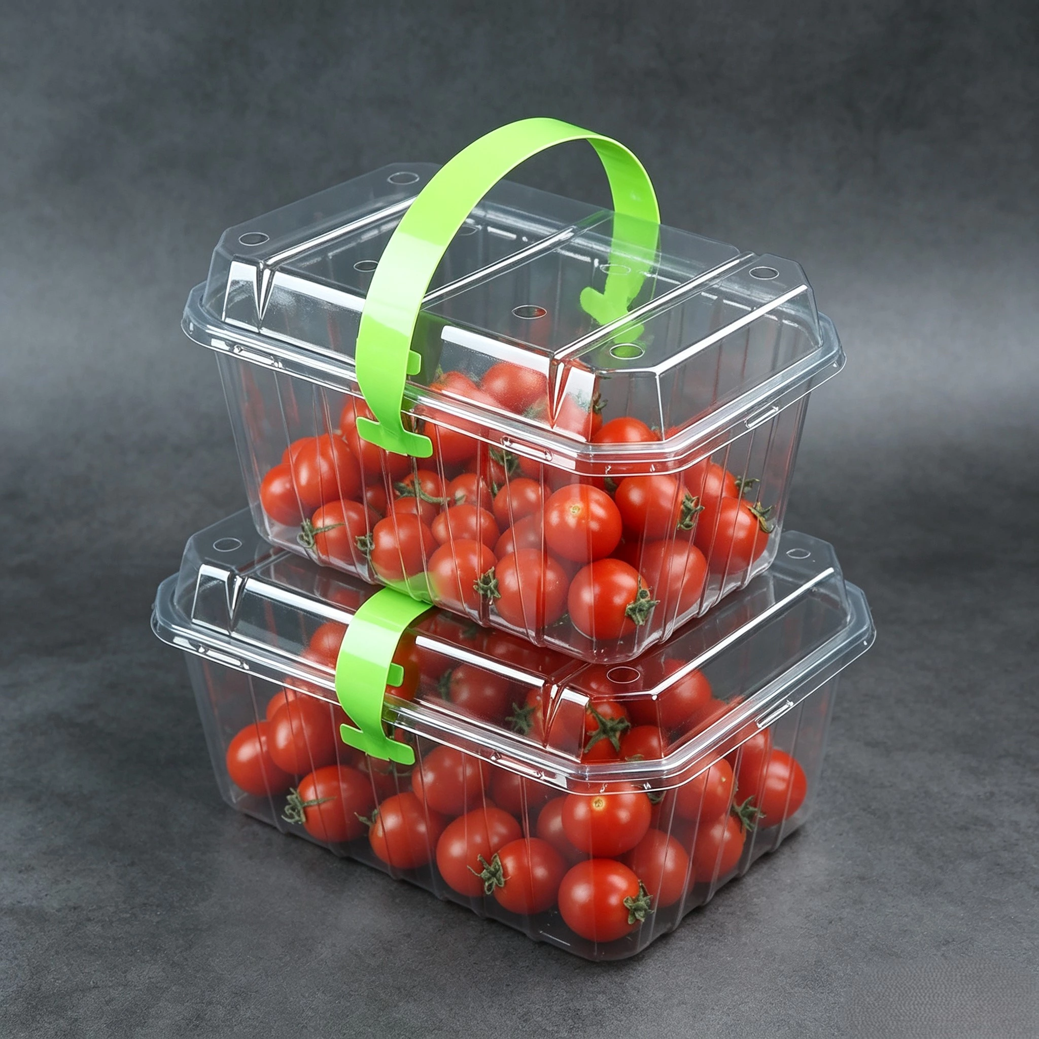 2kg plastic fruit punnet for cherry tomato strawberry wholesale