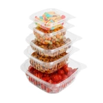 8oz PET Multi-purpose Hinged Clamshell Package